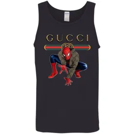 Spider Man Gucci Funny  Trend T- Shirt Men Cotton Tank