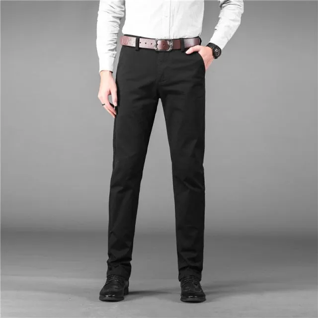 Straight Office Male Trousers