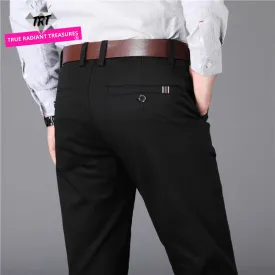 Straight Office Male Trousers