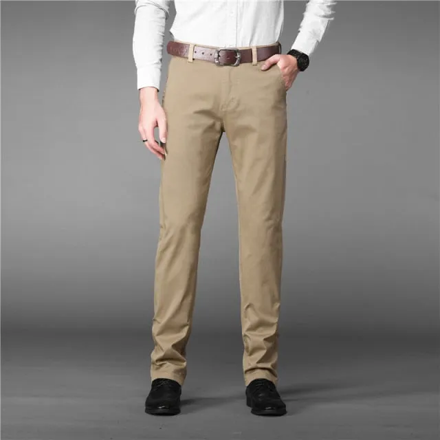 Straight Office Male Trousers