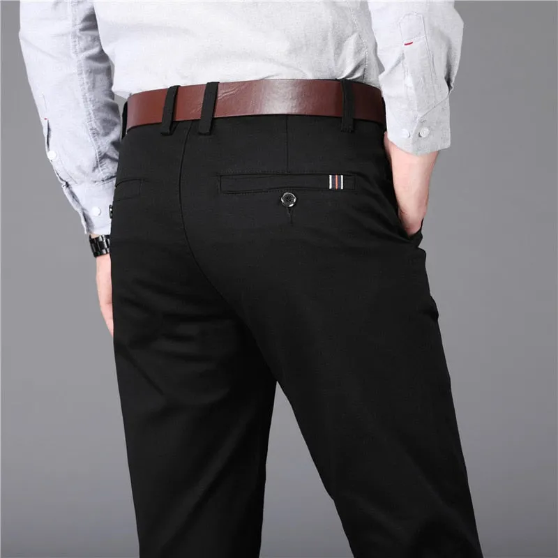 Straight Office Male Trousers