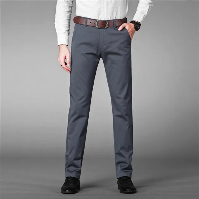 Straight Office Male Trousers