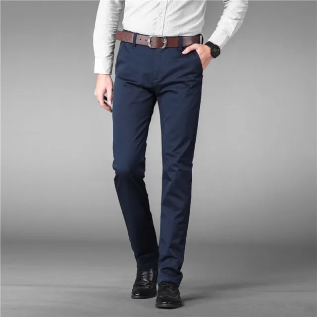 Straight Office Male Trousers