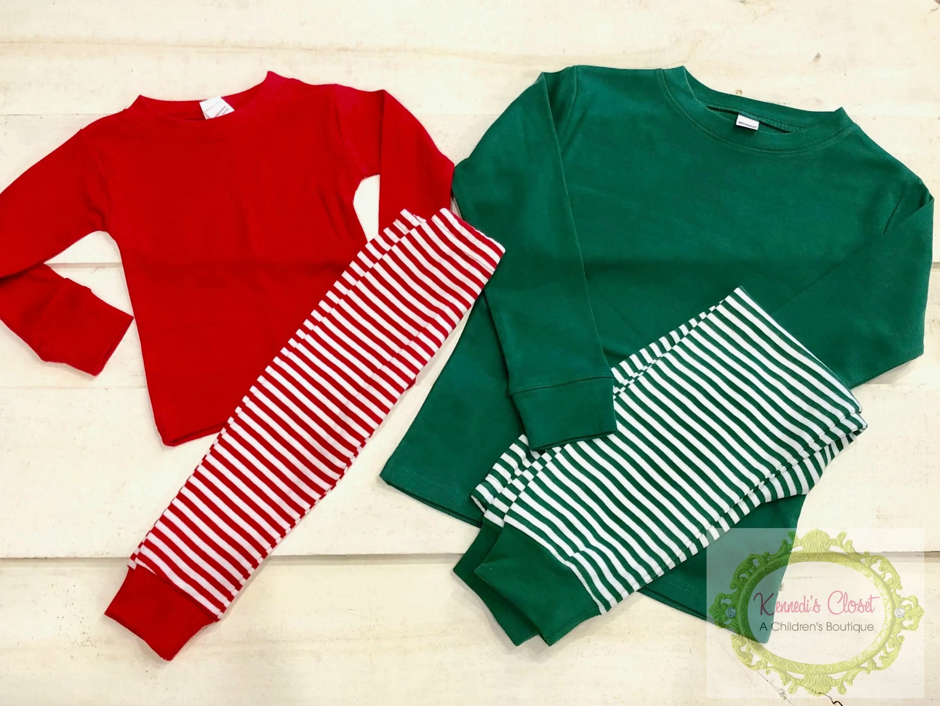 Stripe Holiday Pajamas