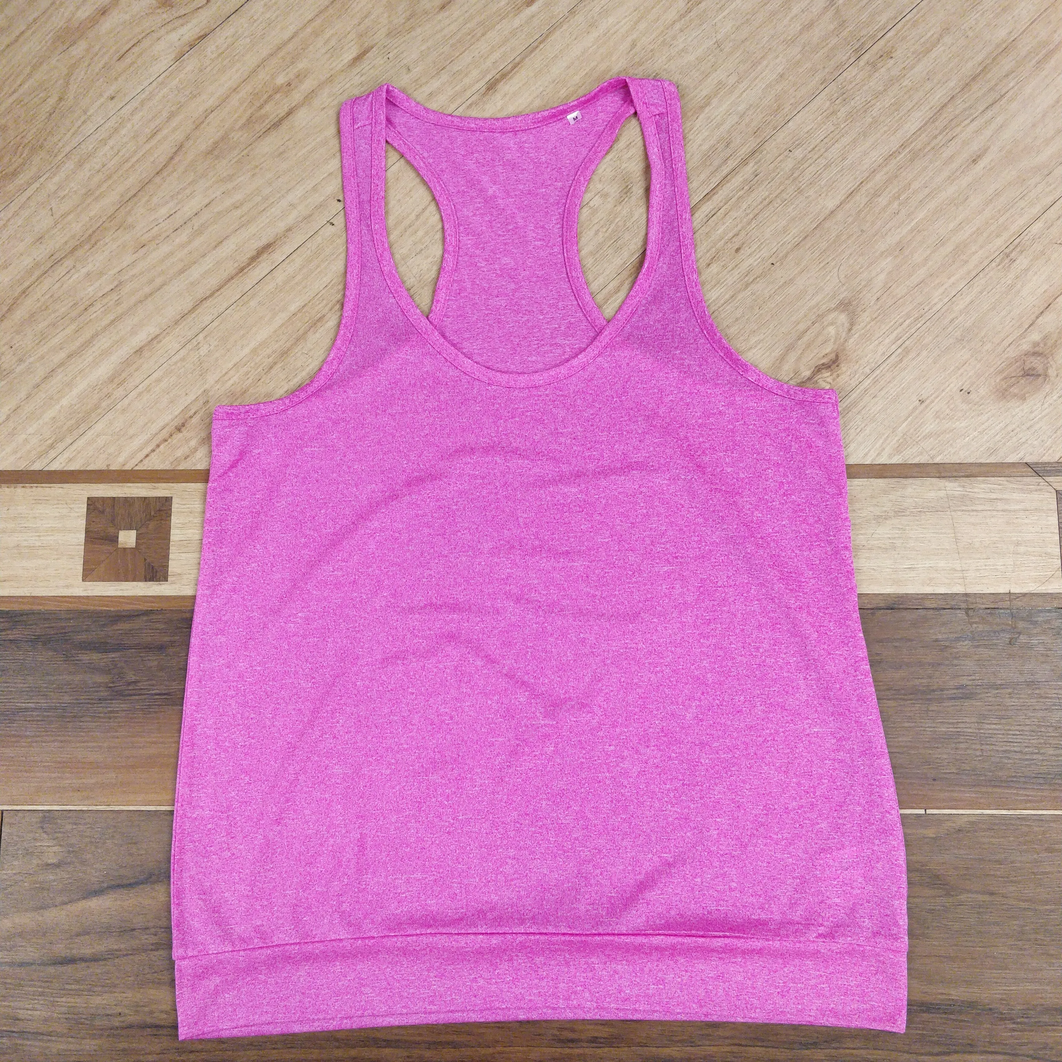 Unbranded Teal, Pink, or Orange Women's Polyester Tank Top