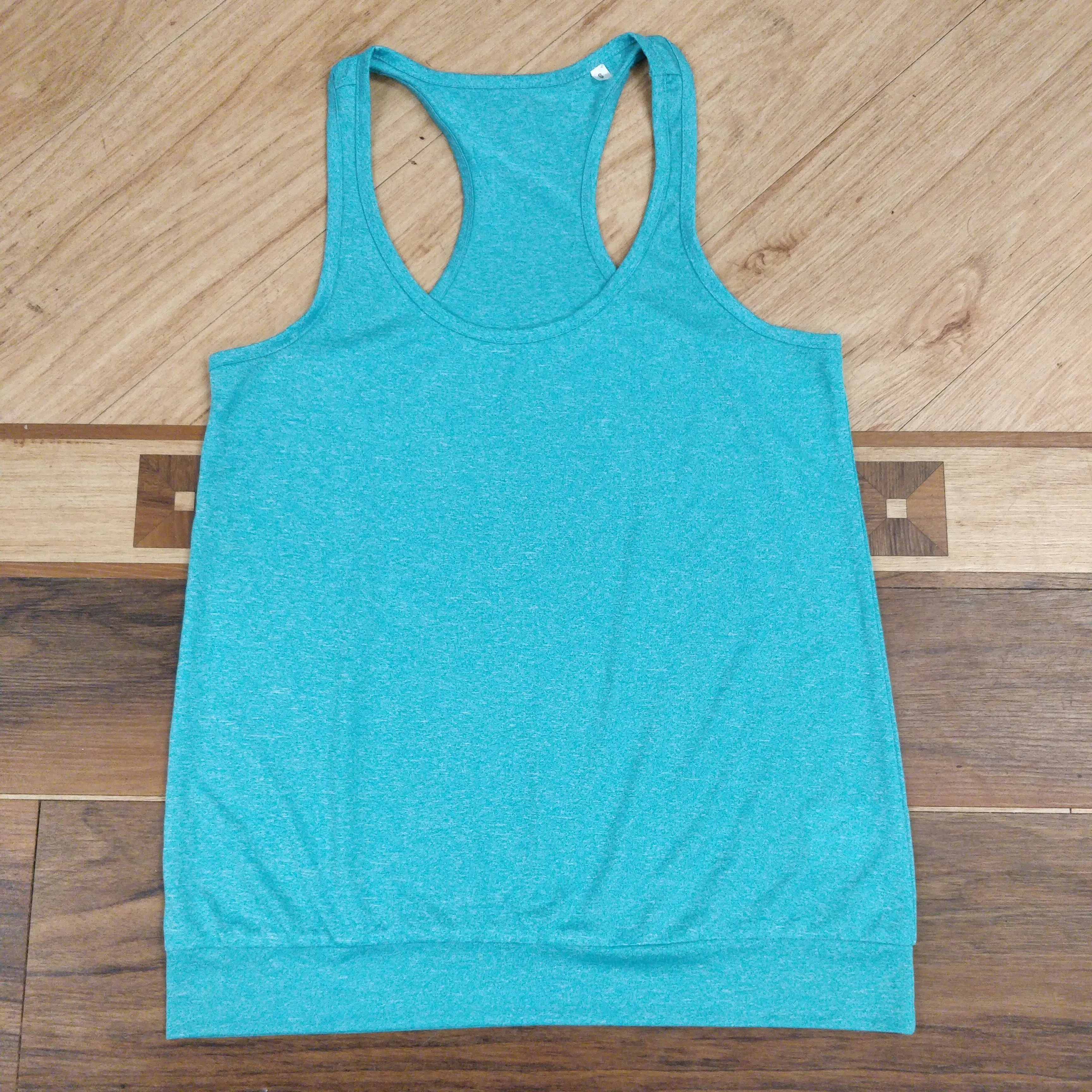 Unbranded Teal, Pink, or Orange Women's Polyester Tank Top