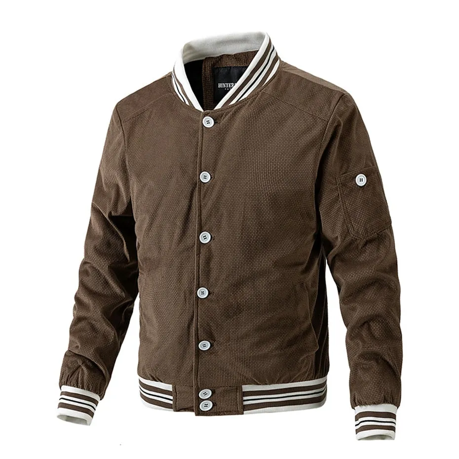 West Louis™ Corduroy Baseball Varsity Fashion Jacket