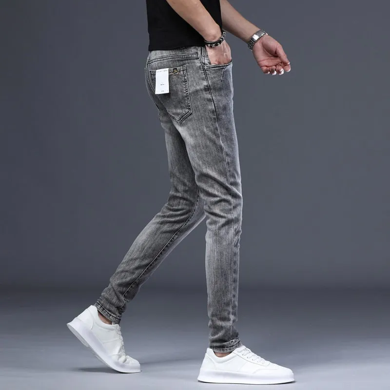 West Louis™ Skinny Stretch Leisure Denim Pants