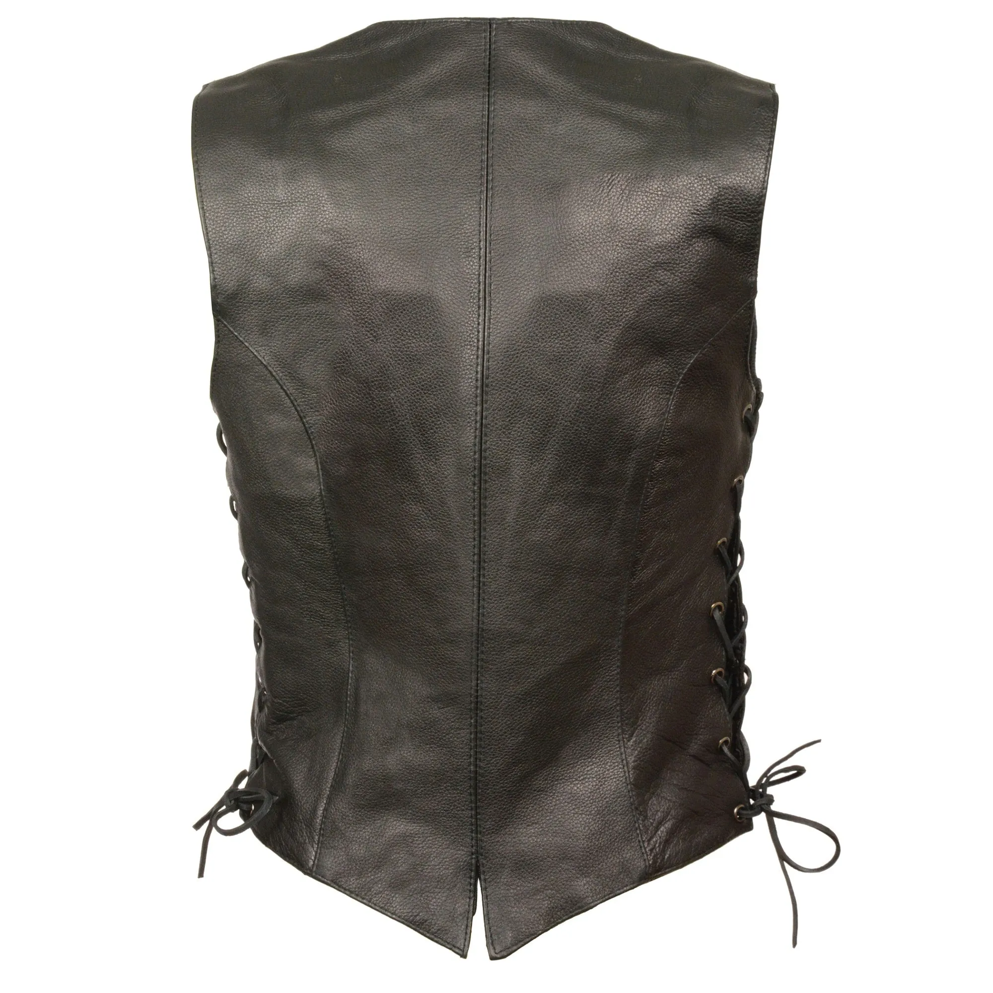 Women’s Black Classic Side Lace Vest