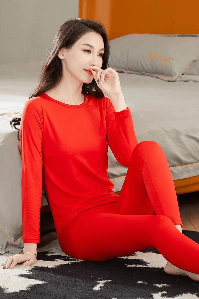 Women's Long Sleeve Winter Sleepwear Set - CS112