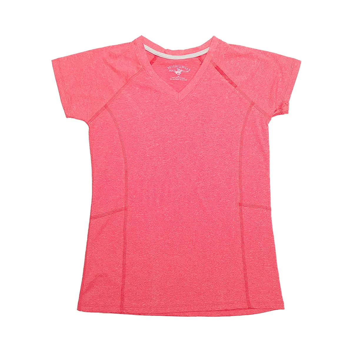 Women's Short Sleeve V-Neck Sports Gym T-Shirt