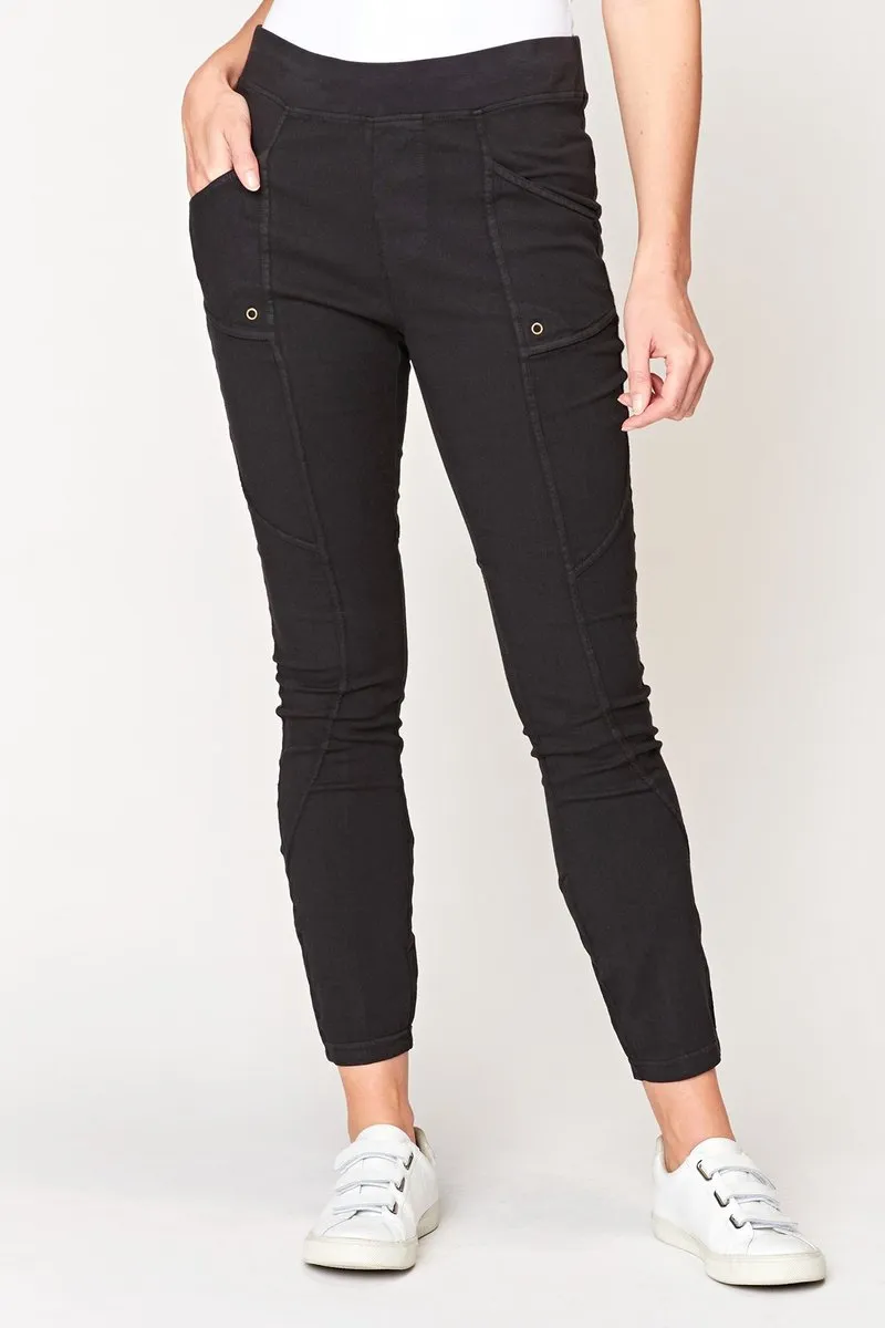 XCVI Dalia Pant in Black